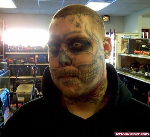 Crappy Face Tattoo Design