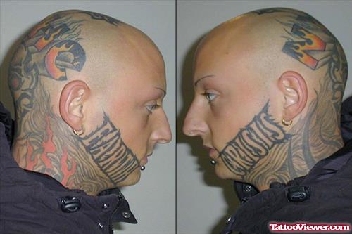 Earth Crisis Face Tattoo
