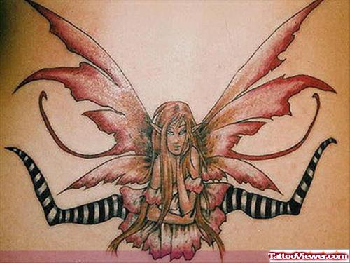 Lowerback Fairy Tattoo