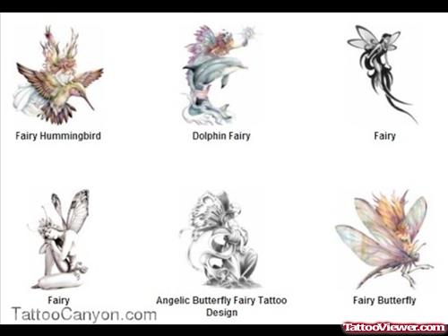 Beautiful Fairies Tattoos Designs For Girls