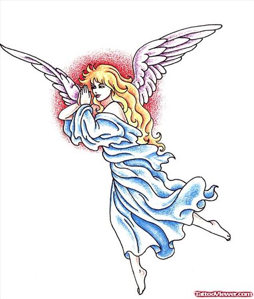 Angel Winged Fairy Tattoo Design