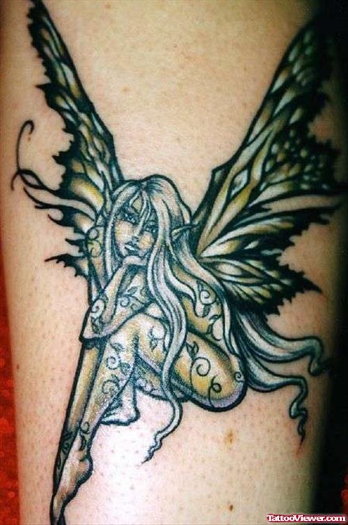 Biceps Fairy Tattoo