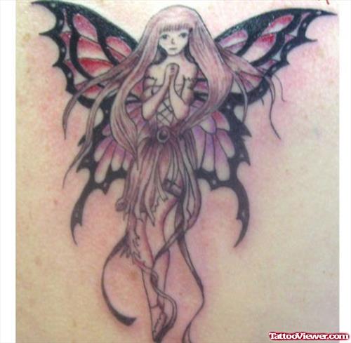 Colored Fairy Tattoo