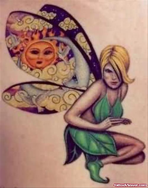 Beautiful Fairy Tattoo Image