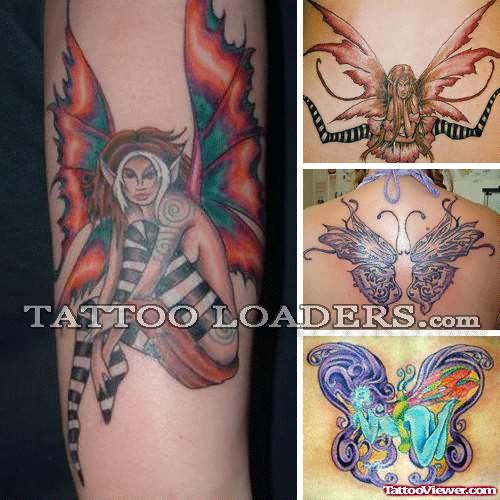 Butterfly Fairy Tattoo Designs