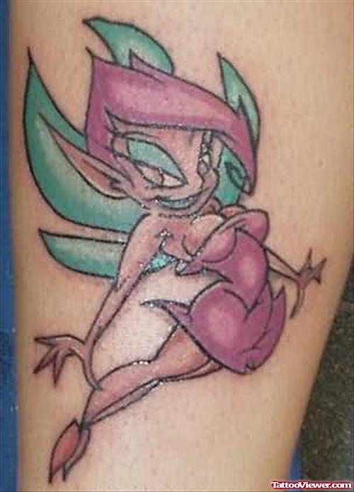 Fairy Women Tattoo On Arm