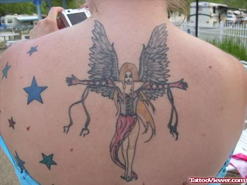 Army Brown Fairy Tattoo