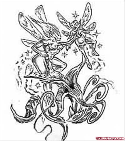 Fairy Celtic Tattoo