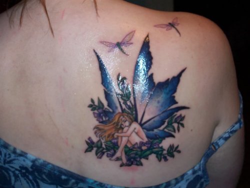 Amazing Fairy Tattoo For Girls
