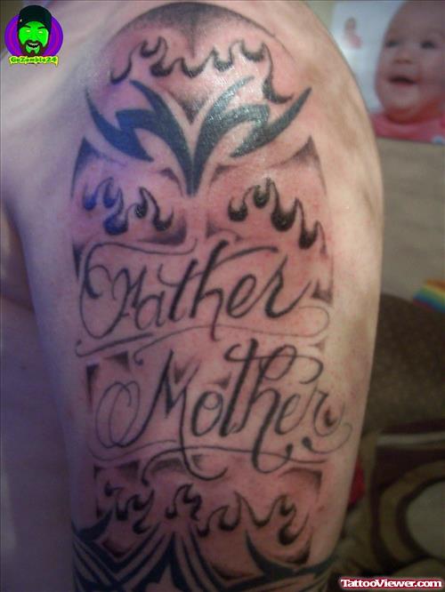 Father Mother Faith Tattoo