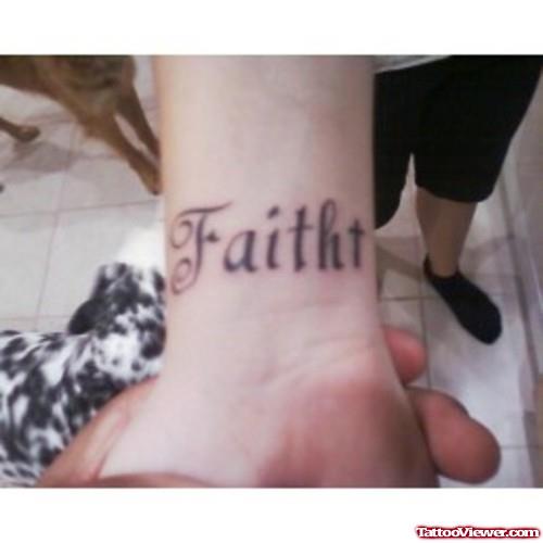 Showing Faith Tattoo