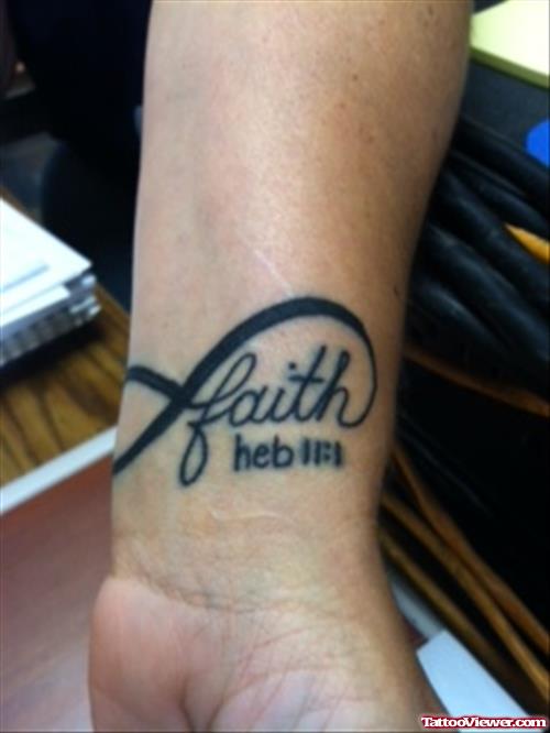 Memorial Infinity Faith Tattoo