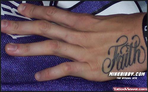 Left Hand Faith Tattoo