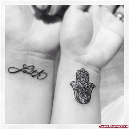 Faith Wrist Tattoo For Girls