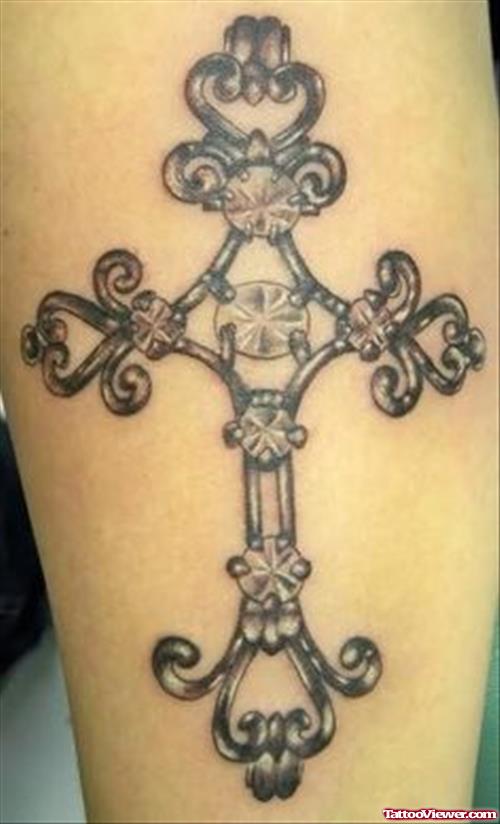 Cool Cross Faith Tattoo
