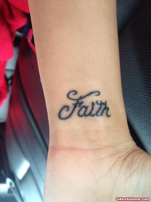 Best Faith Tattoo On Wrist
