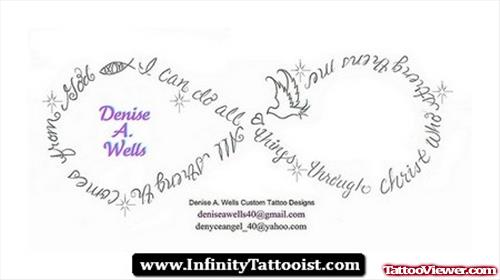 Faith Infinty Tattoo Design