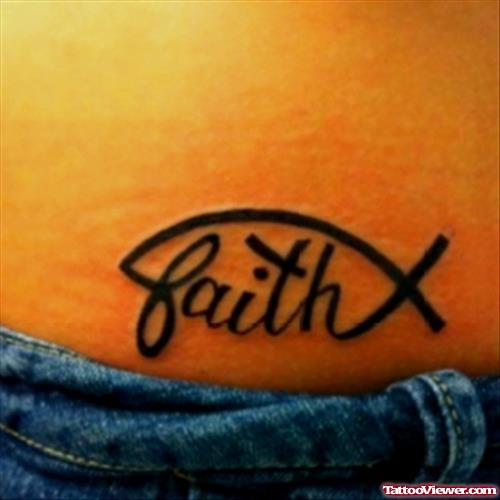 Jesus Fish Faith Tattoo