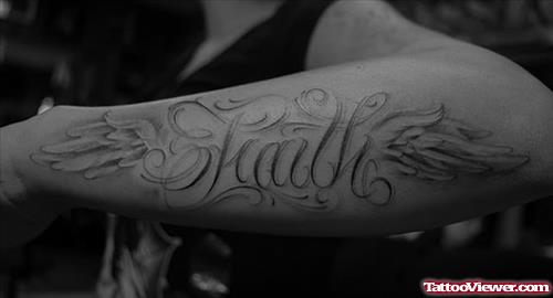 Faith Tattoo On Arm