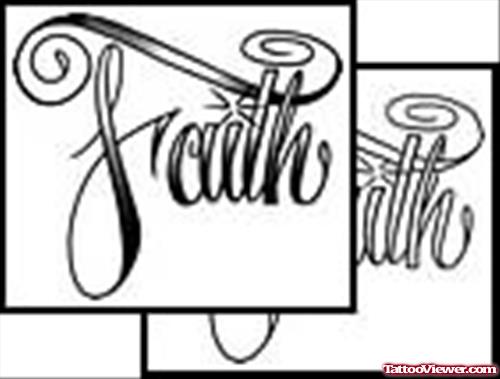 Extreme Faith Tattoo Sample