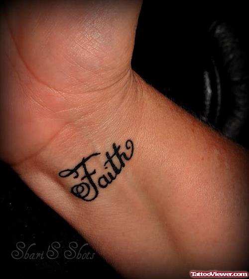 Faith Tattoo For wrist