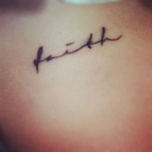Stylish Faith Tattoo