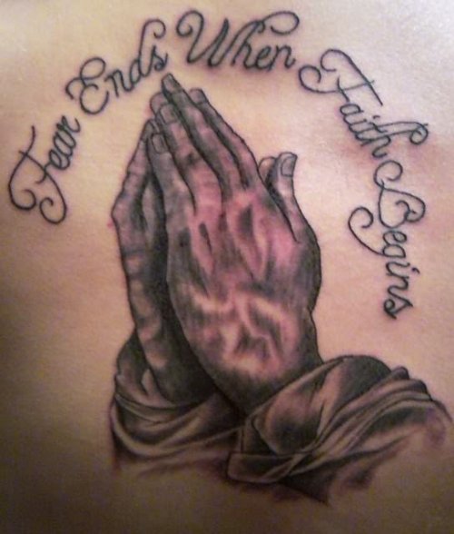 Faith Begins Tattoo