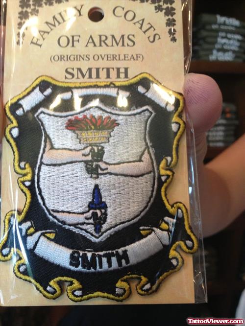 smith Family Crest Tattoo Design