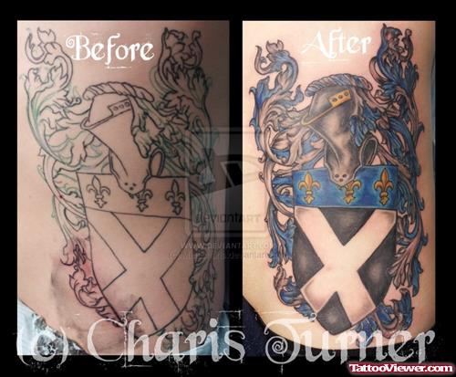 Awesome Family Crest Tattoos
