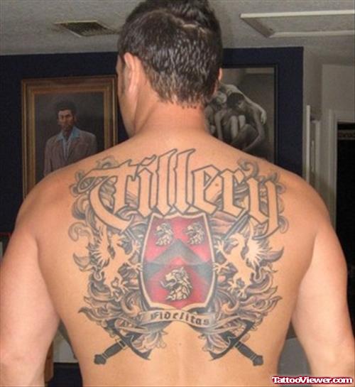 Backpiece Family Crest Tattoo