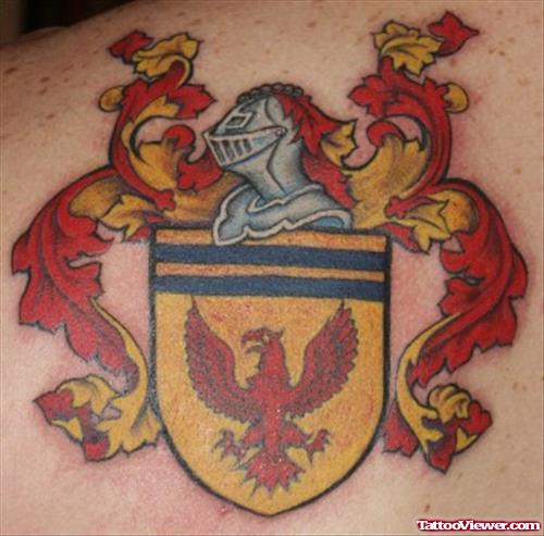Awful Family Crest Tattoo For Girls