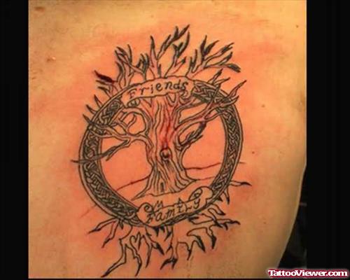 Irish Friends Tattoo Tree Tattoo On Body