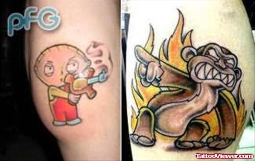 Family Guy Crest Tattoos