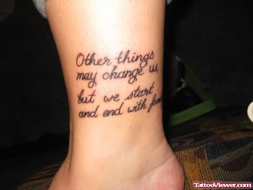 Other Things Tattoo On Wrist