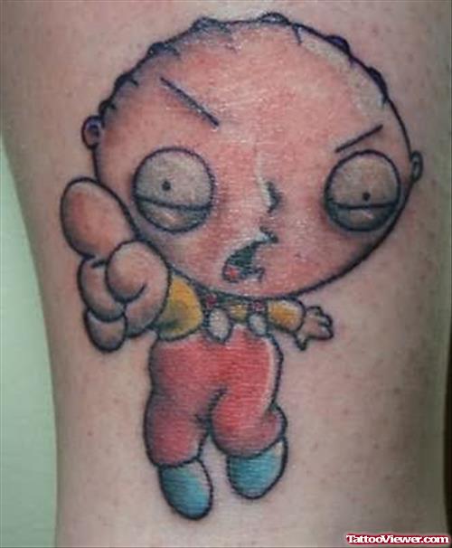 Family Crest Guy Tattoo