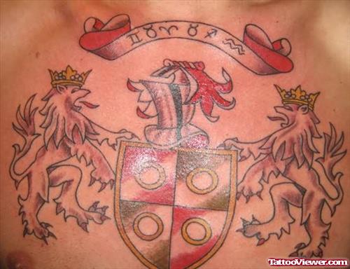 Lion Tattoos On Back