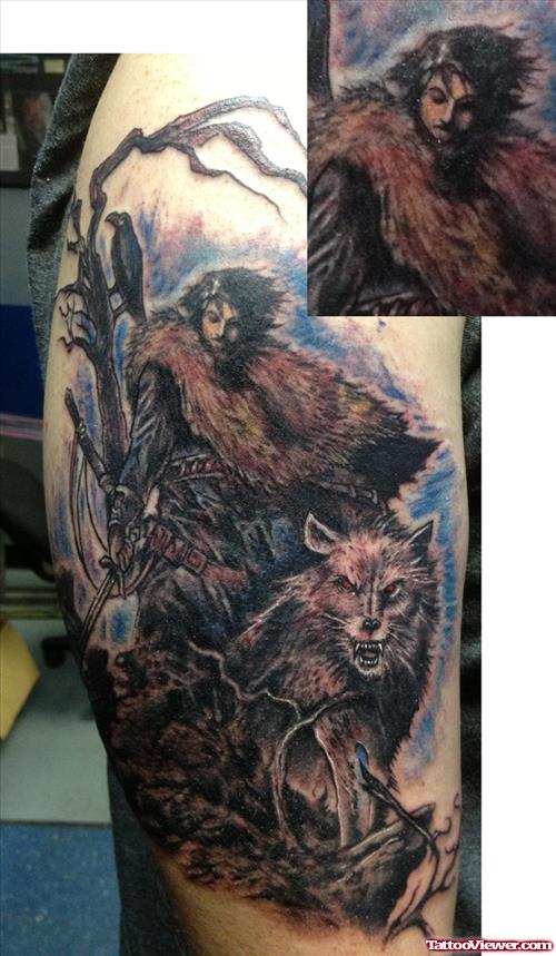 snow Game Of Thrones Fantasy Tattoo