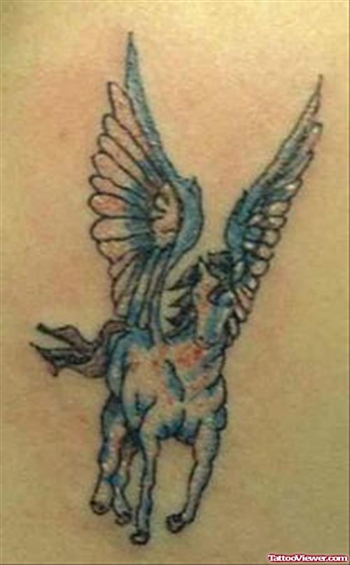 Winged Horse Fantasy Tattoo