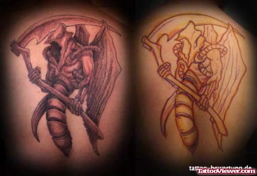 Grim Reaper Fantasy Tattoo