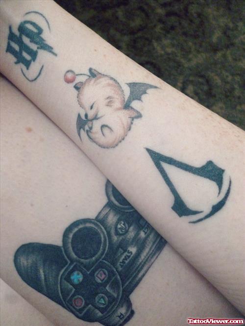 Fantasy Tattoos On Forearm