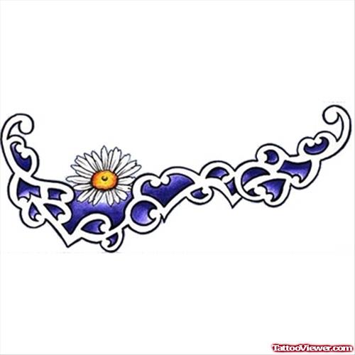 Celtic Fantasy Flower Tattoo Design