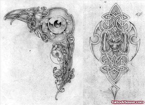 Fantasy Tattoo Design
