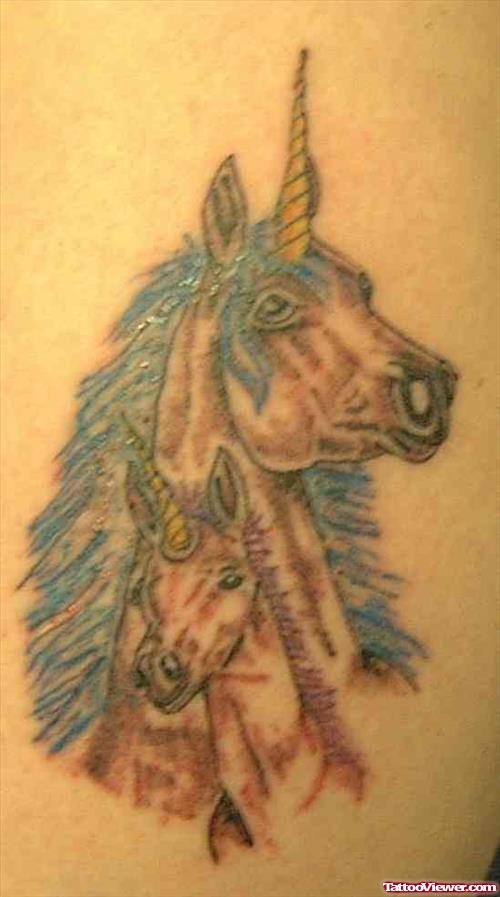 Horses Fantasy Tattoo