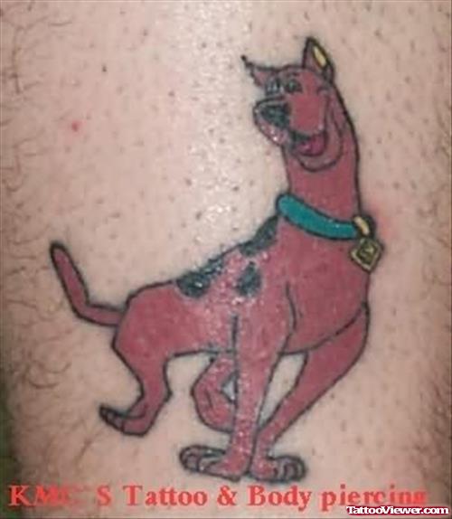 Scooby Dog Fantasy Tattoo