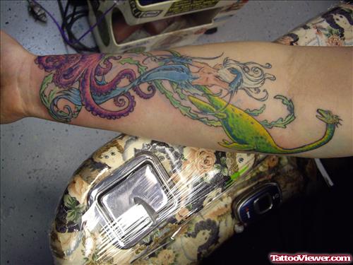 Fantasy Arm Tattoo