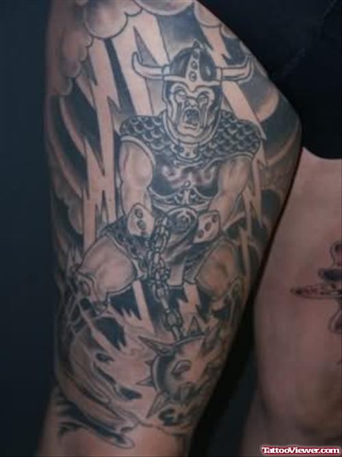 Warrior Fantasy Tattoo