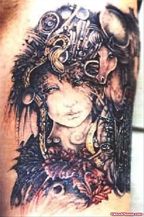 Girl Fantasy Tattoo