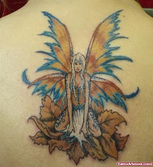 Fairy Fantasy Tattoo On Back