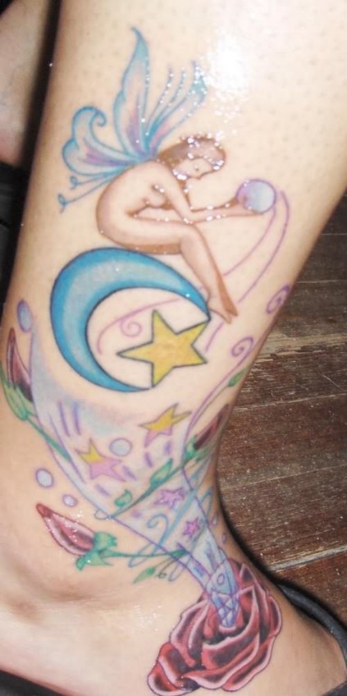 Fantasy Tattoos On Ankle