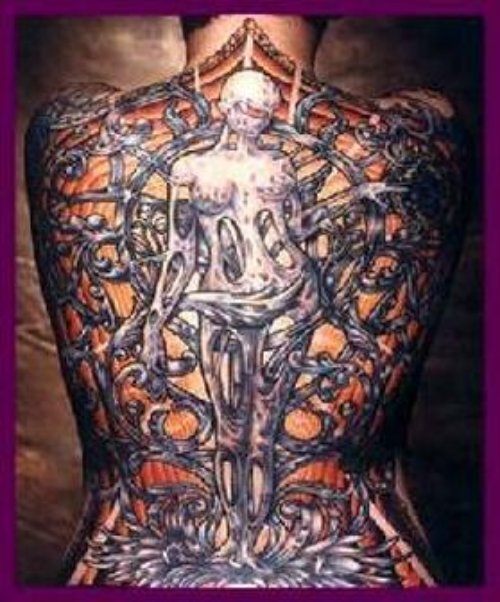 New Back Body Fantasy Tattoo